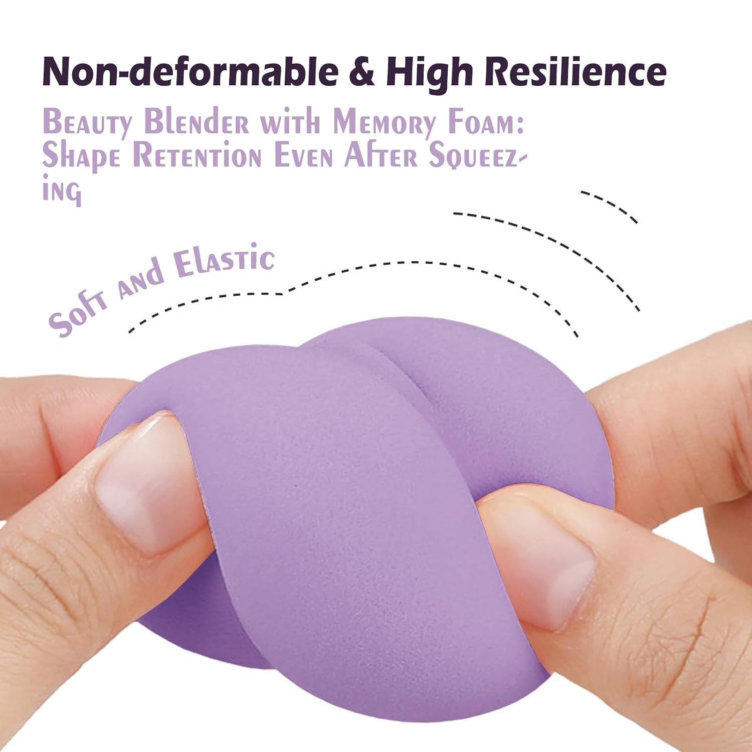 6 Pcs Heart-shaped Makeup Sponge Set,Latex Free Flawless Soft Setting Face Puffs,Multicolor Beauty Sponge Blender Cosmetic Applicator for Powder,Liquid,Facial Makeup Tools - Image 4