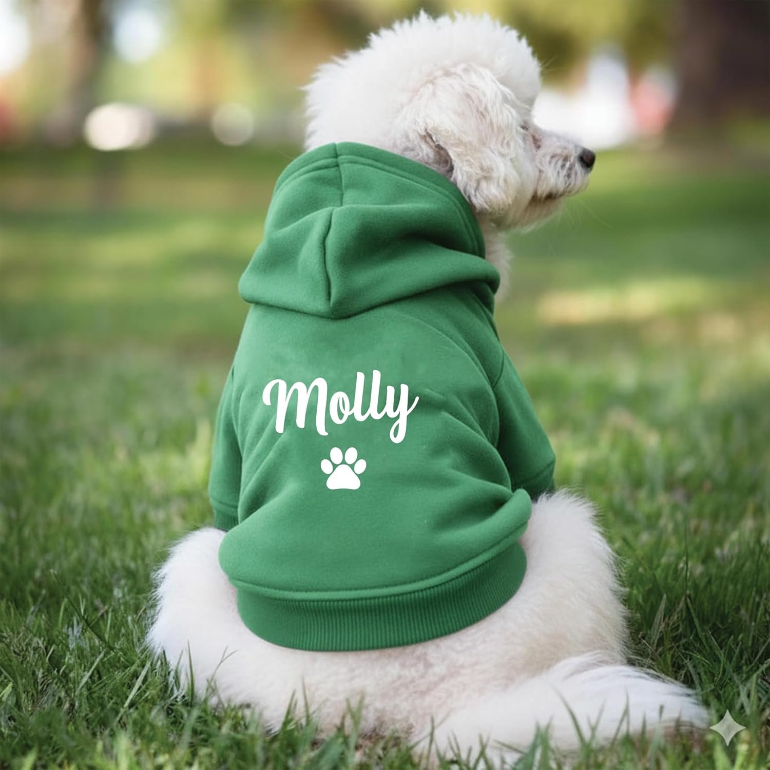 Personalized Name Dog Hoodie-Embroidered & Printed Puppy Sweater with Name/Text-Custom Pet Clothes Warm Winter Outfit for Dogs-Bright Puppy Sweatshirt-Pet Birthday Outfit-Gift for Dog Lovers 1 - Image 4