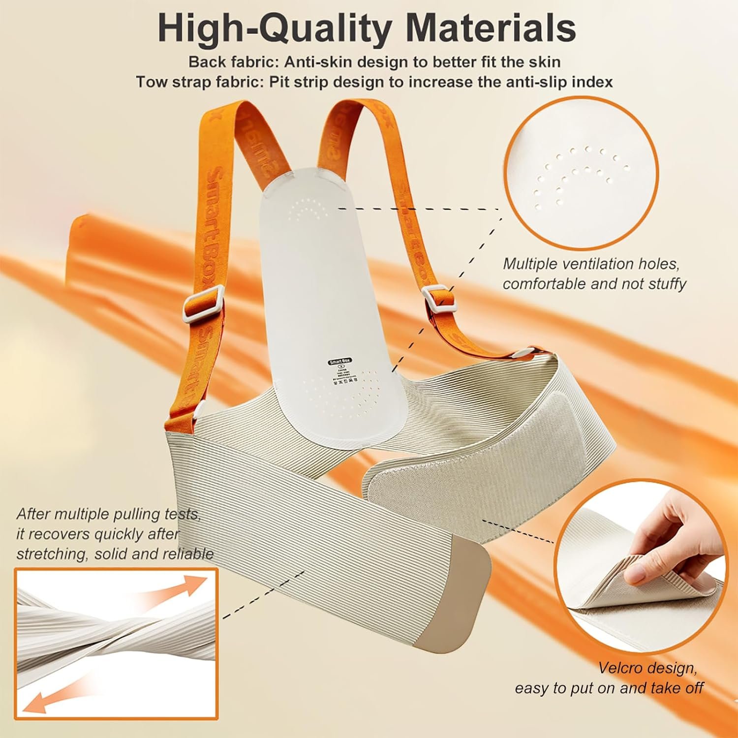 Belly Bands for Pregnant Women - Breathable Pregnancy Belly Support Belt with Adjustable Straps, Back Support, Pregnancy Waist Support Belt (Large) - Image 4