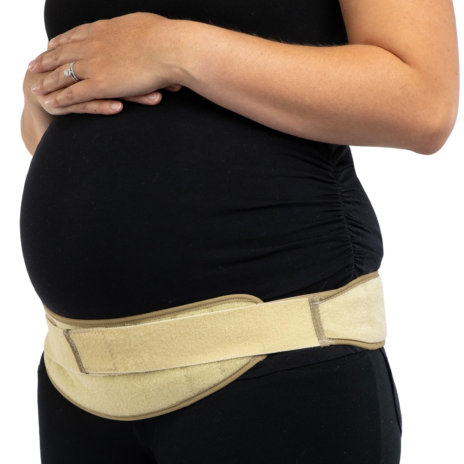 OPTP Maternity SI-LOC Support Belt – Comfortable Compression Pelvic Support Belt For Pregnancy and Postpartum SI Joint Belts for Women, Made in the USA – Small/Medium - Image 9