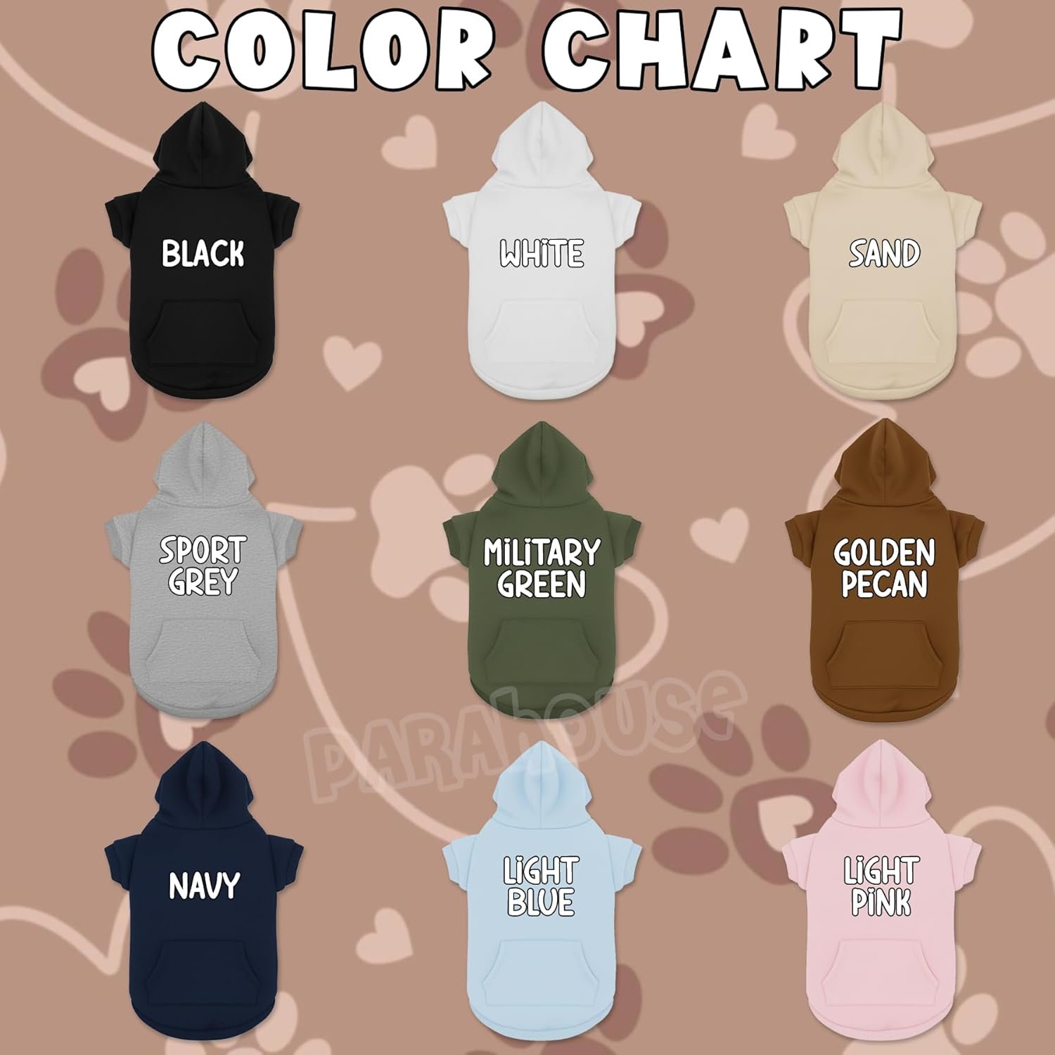 Personalized Dog Hoodie, Custom Embroidered Name Pet Hoodie, Warm Winter Outfit for Dogs, Pet Clothes, Gift for Dog Lovers 3 - Image 3