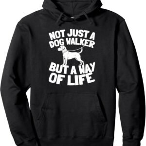 Walking Exercise - Pet Care Dog Walker Pullover Hoodie
