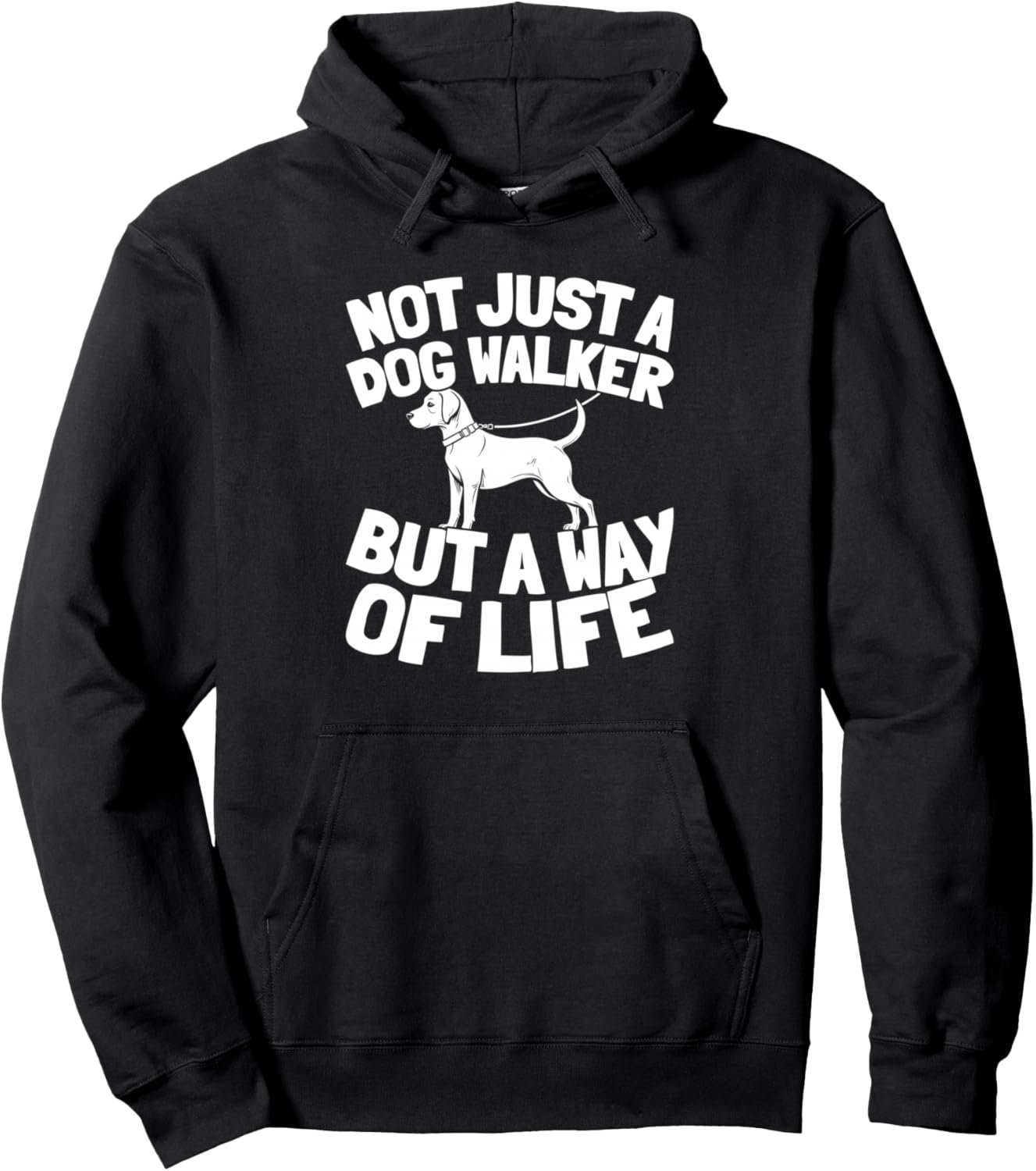 Walking Exercise - Pet Care Dog Walker Pullover Hoodie