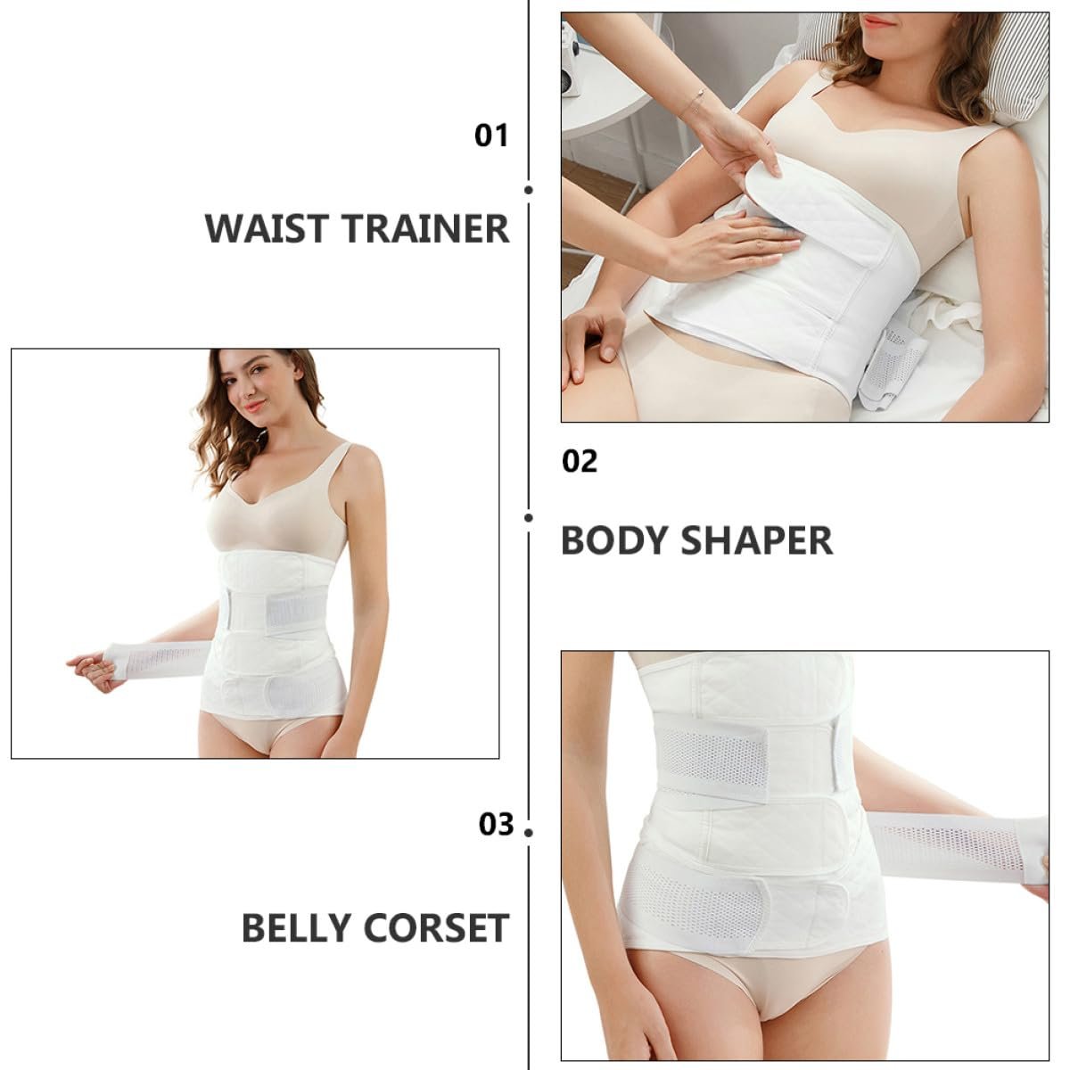 GLEAVI Postpartum Belly Wrap Cotton Waist Girdle Postnatal Belly Band L Size Maternity Support Abdominal Binder - Image 9