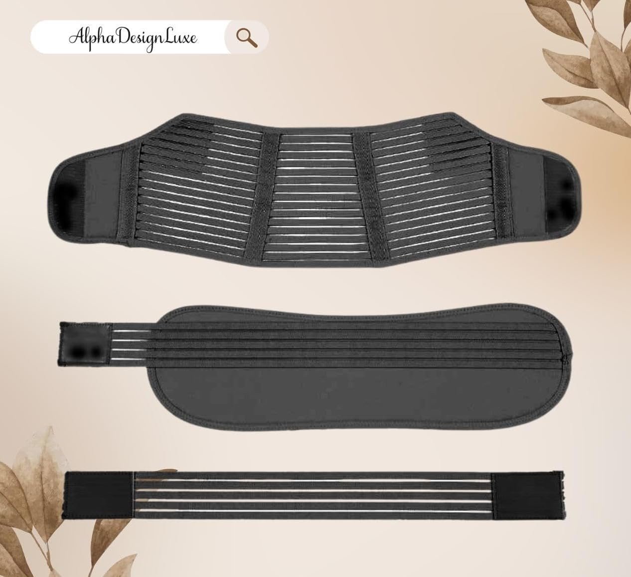 Maternity Belly Band, Pregnancy Support Belt, Breathable Belly Support Brace, Lightweight Abdominal Binder, Adjustable 3-in-1 Maternity Belt for All Stages of Pregnancy (Medium, Black) - Image 4