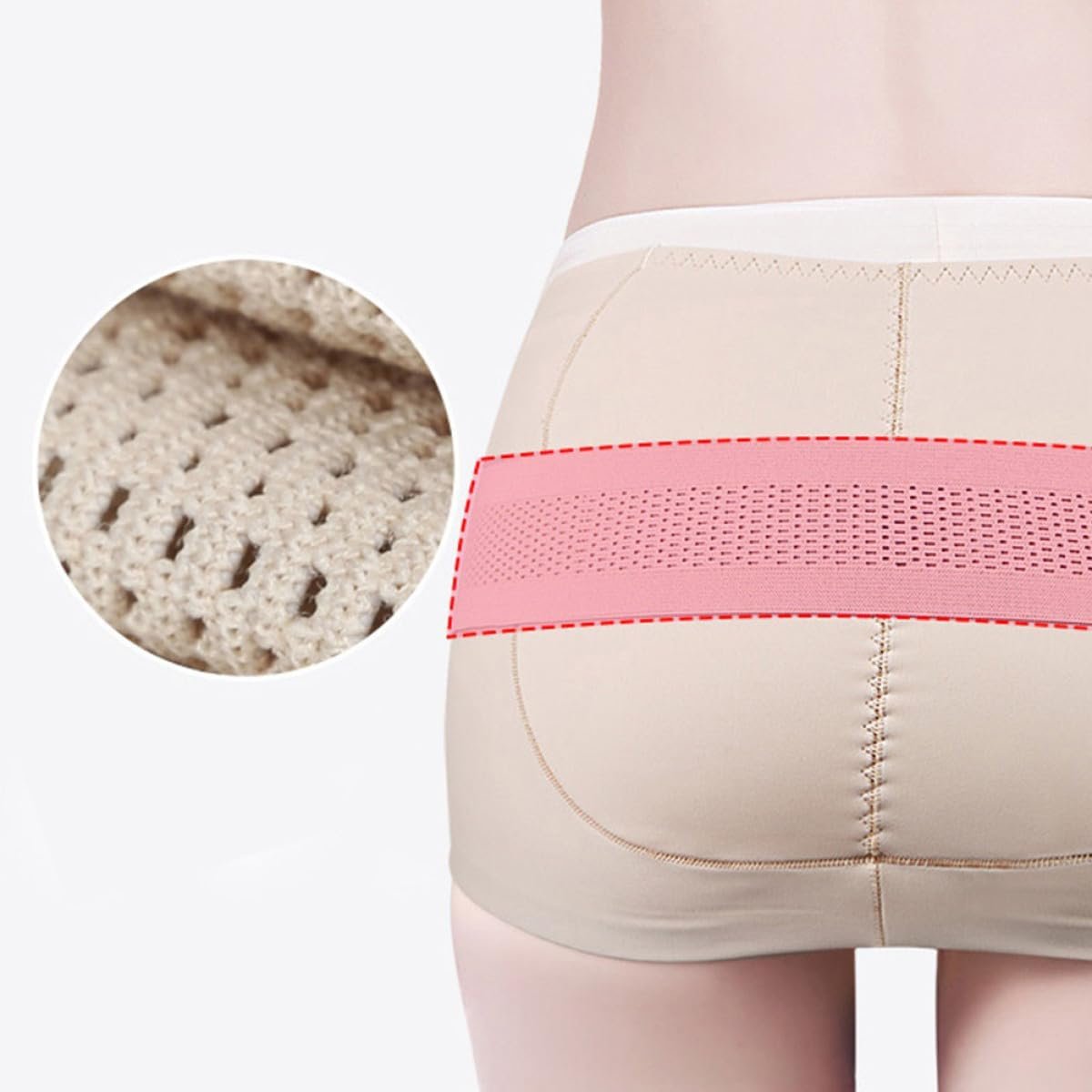 Postpartum Abdominal Belt Pelvic Correction Female Abdominal Band Slimming Bellyband Beige M Waist Cincher for Postpartum Support and Waist Shaping - Image 8