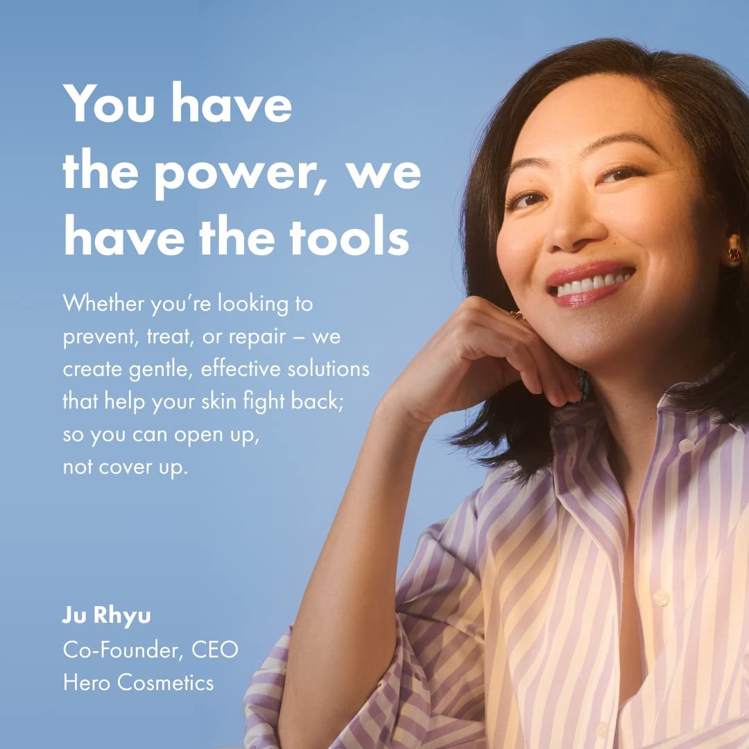 Hero Cosmetics Force Shield Superlight Sunscreen SPF 30 - Everyday Lightweight Sunscreen for Face & Acne-Prone Skin with Zinc Oxide - Fragrance Free 50 ml - Image 3