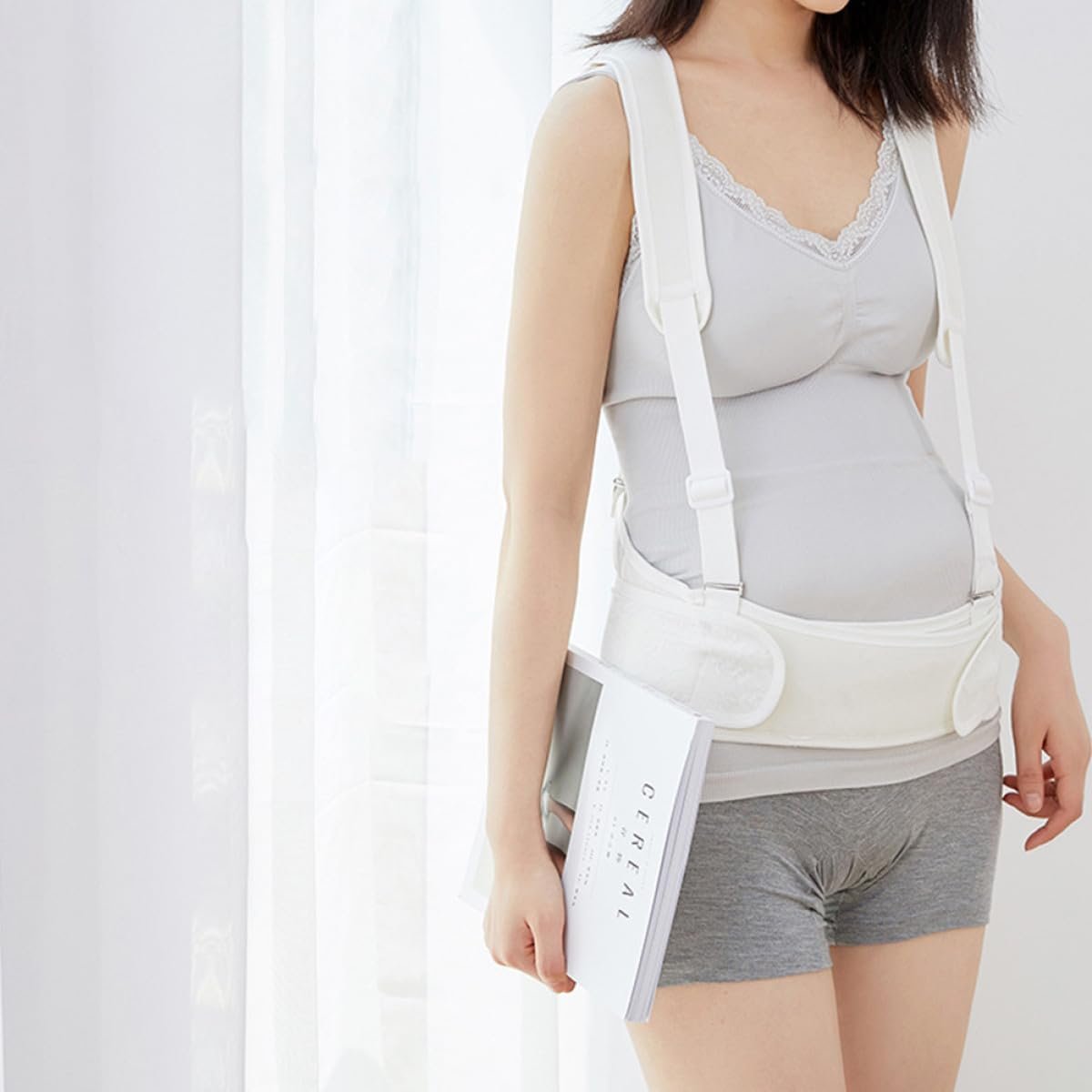 Maternity Pregnancy Belly Support Belt Breathable Adjustable Waist Band for Pregnant Women Late Pregnancy and Postpartum One Size - Image 4