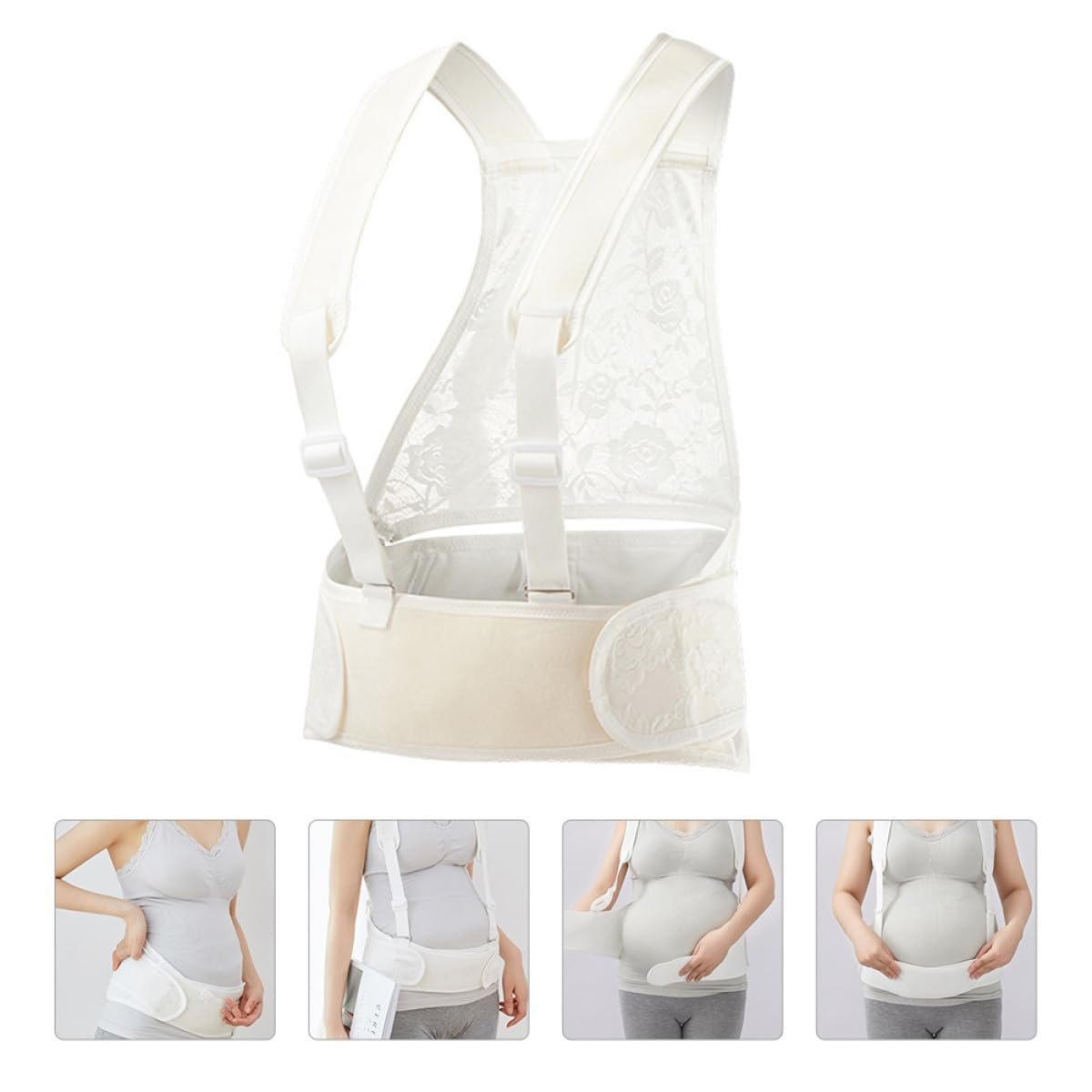 Maternity Pregnancy Belly Support Belt Breathable Adjustable Waist Band for Pregnant Women Late Pregnancy and Postpartum One Size - Image 5