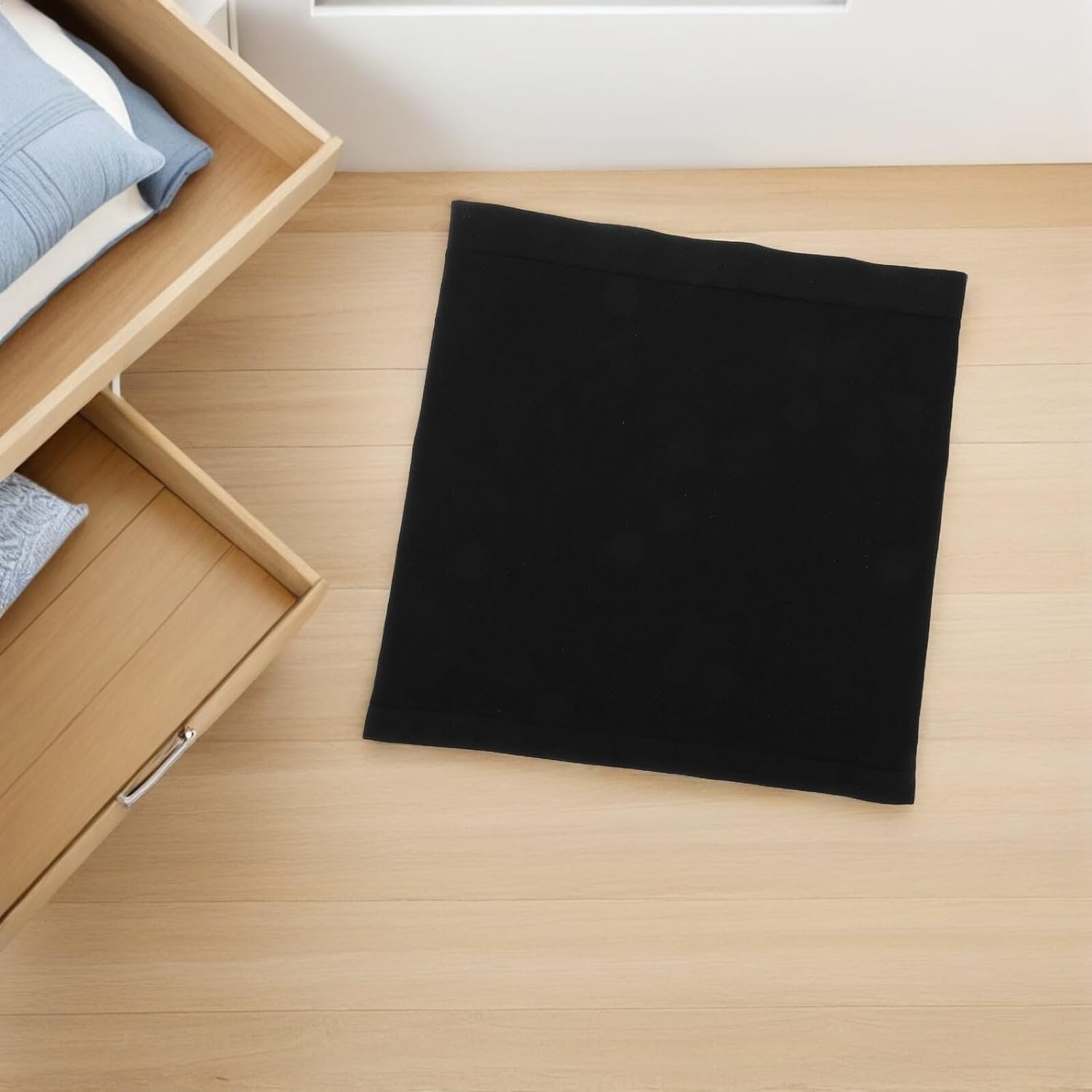 Seamless Pregnancy Belly Support Belt for Pregnant Women, Non-slip Maternity Belly Band with Abdomen Brace, Black Large Size, Comfortable under Clothes for Daily Wear - Image 7