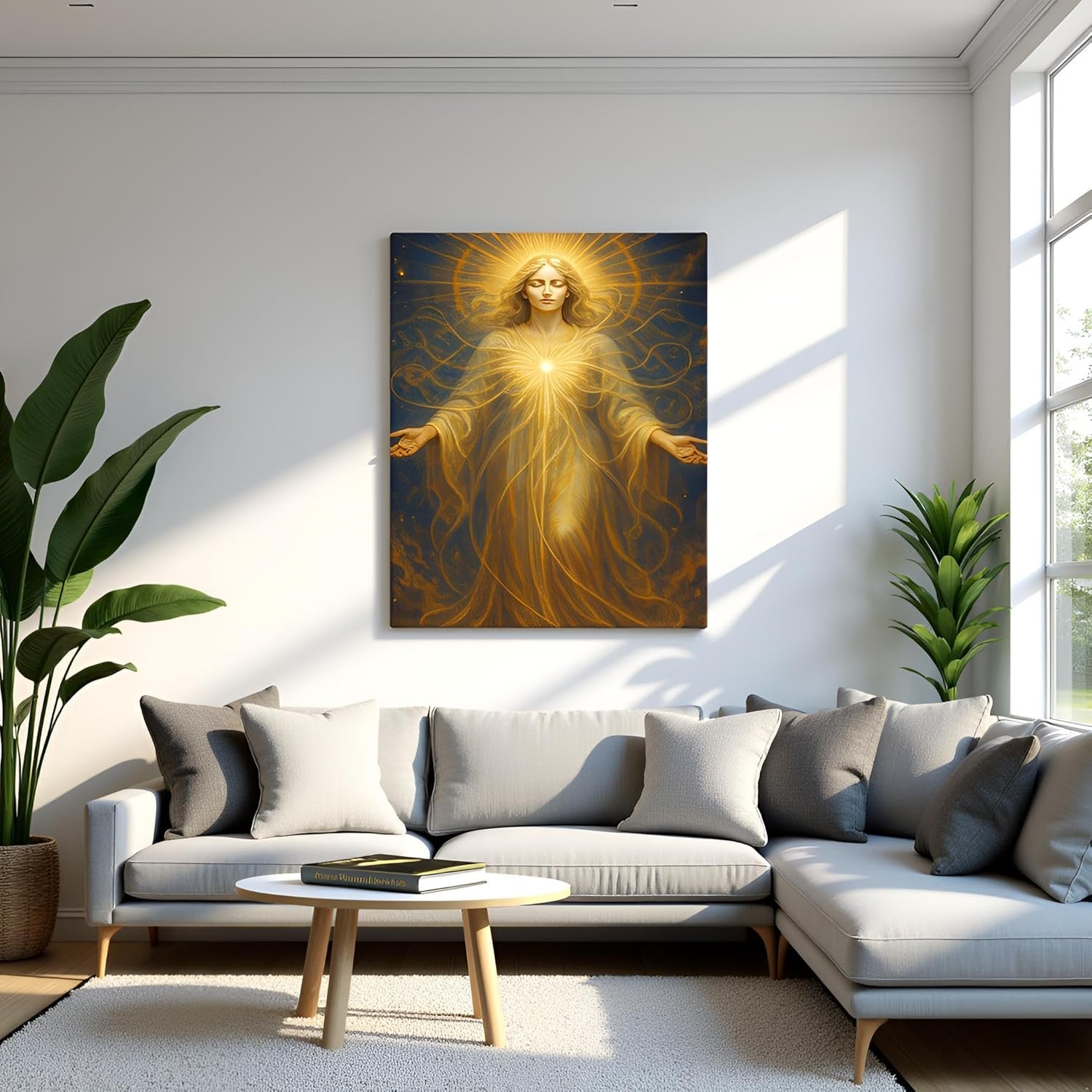 ArtHalls Gallery Eternal Resonance Modern Abstract Wall Art Ready to Hang 20″×16″ Canvas Printed in USA for Home or Office Décor - Image 3