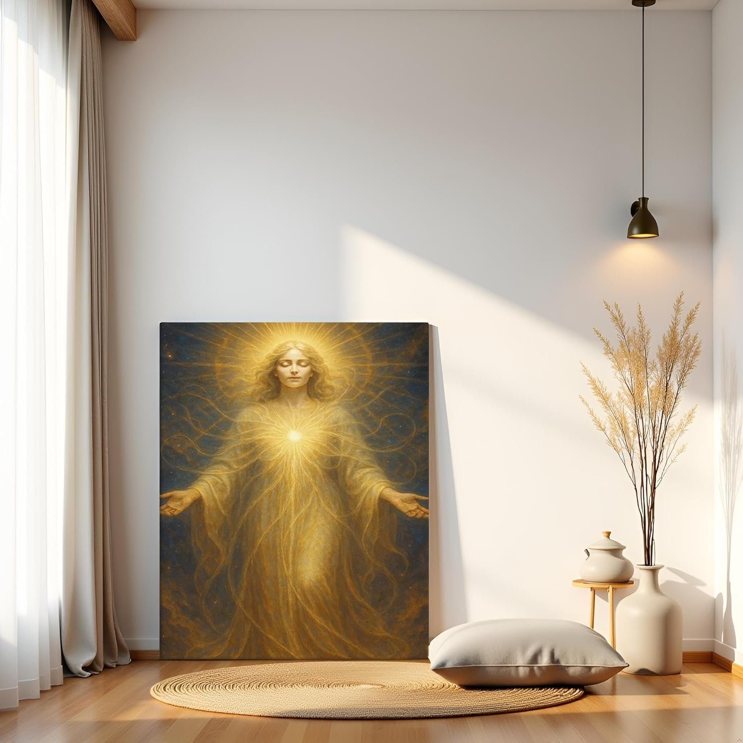 ArtHalls Gallery Eternal Resonance Modern Abstract Wall Art Ready to Hang 20″×16″ Canvas Printed in USA for Home or Office Décor - Image 4