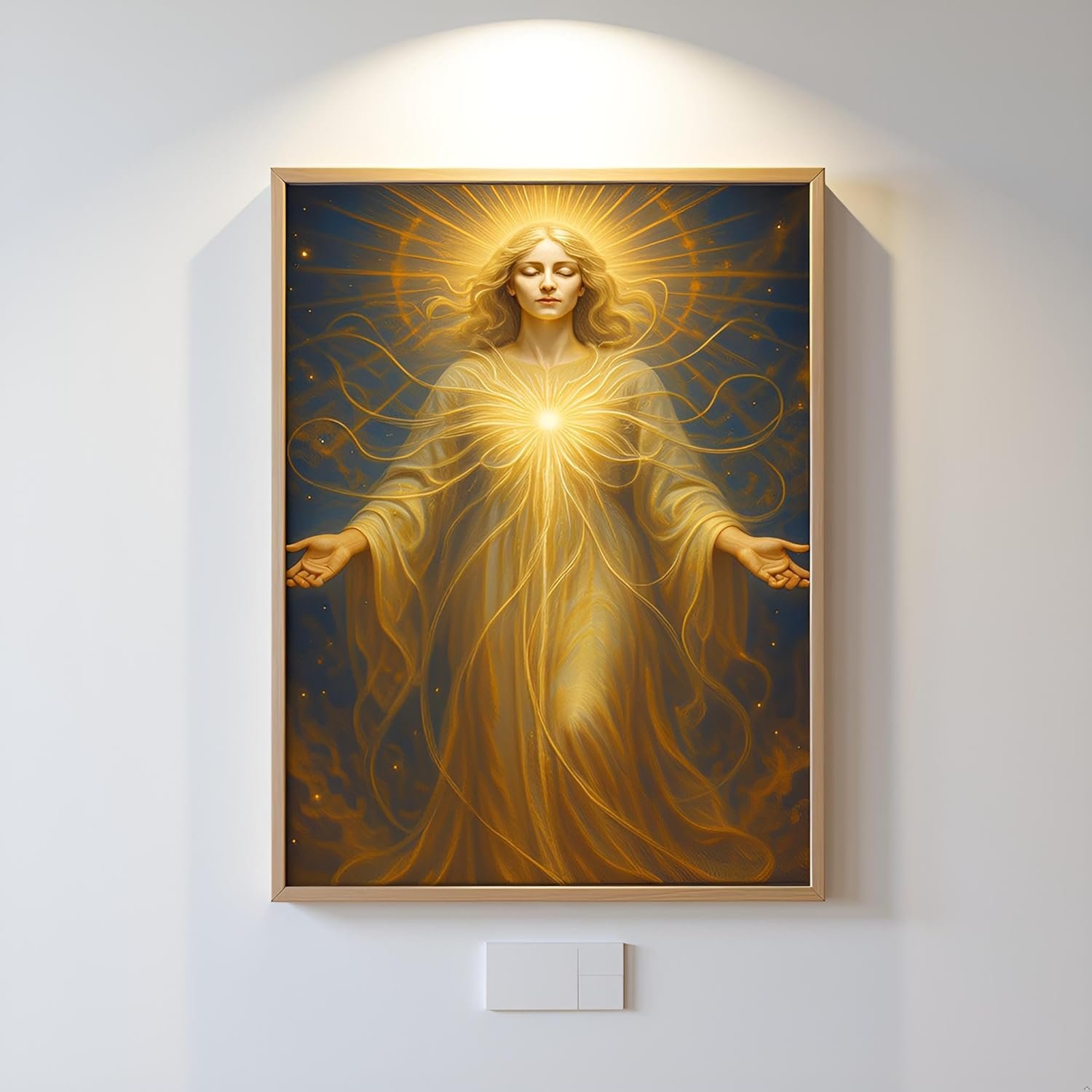 ArtHalls Gallery Eternal Resonance Modern Abstract Wall Art Ready to Hang 20″×16″ Canvas Printed in USA for Home or Office Décor - Image 5