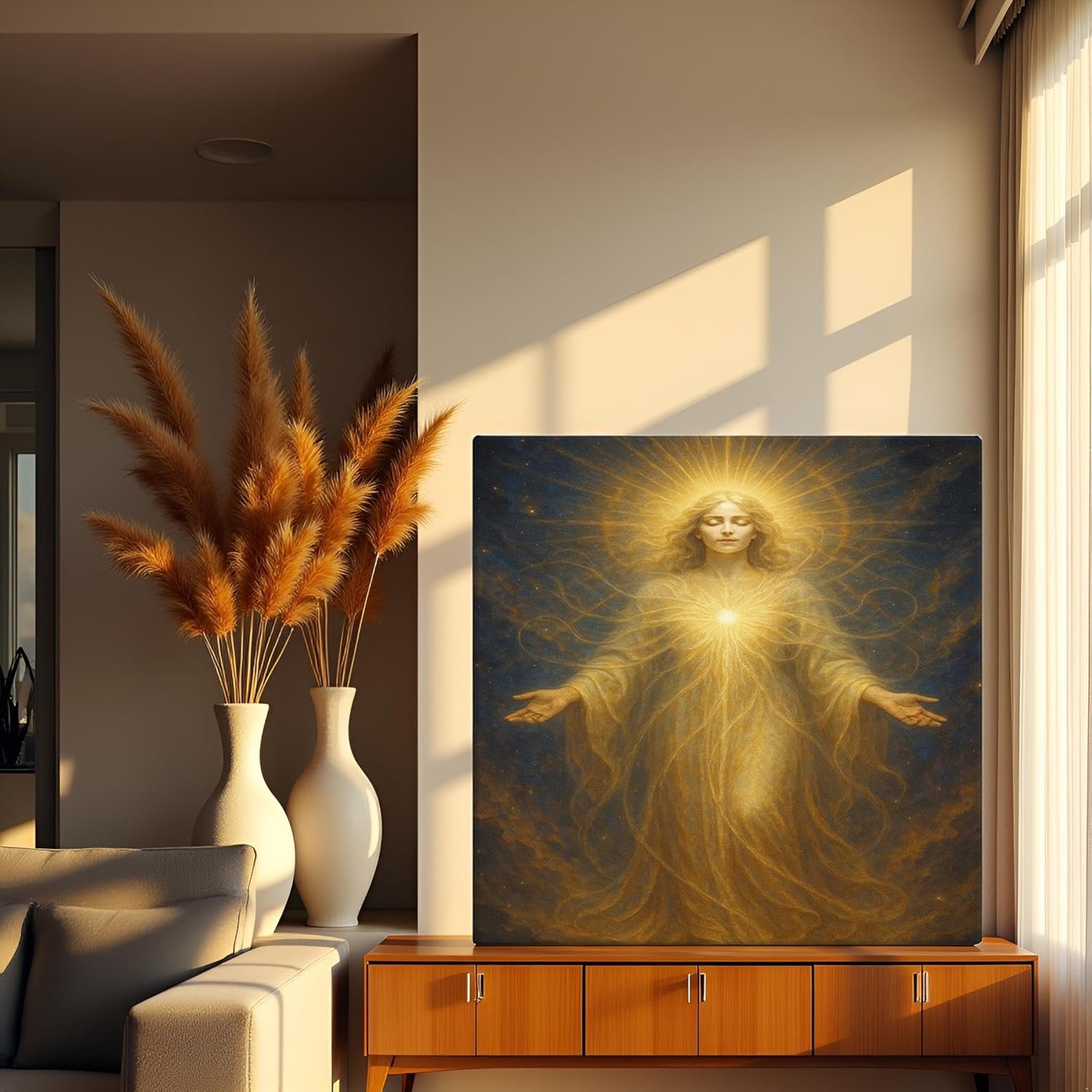 ArtHalls Gallery Eternal Resonance Modern Abstract Wall Art Ready to Hang 20″×16″ Canvas Printed in USA for Home or Office Décor - Image 6