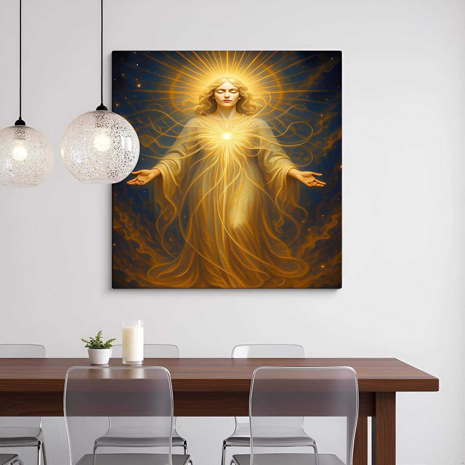 ArtHalls Gallery Eternal Resonance Modern Abstract Wall Art Ready to Hang 20″×16″ Canvas Printed in USA for Home or Office Décor - Image 7