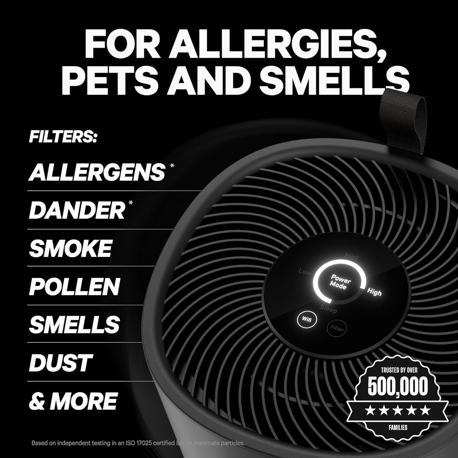 PuroAir 130i HEPA Air Purifiers for Home Pets - Covers Up To 600 Sq Ft - Filters Up To 99.9% of Pollutants, Smoke, Pollen, Dust - Quiet HEPA Air Filter - Air Purifiers for Bedroom - Image 3
