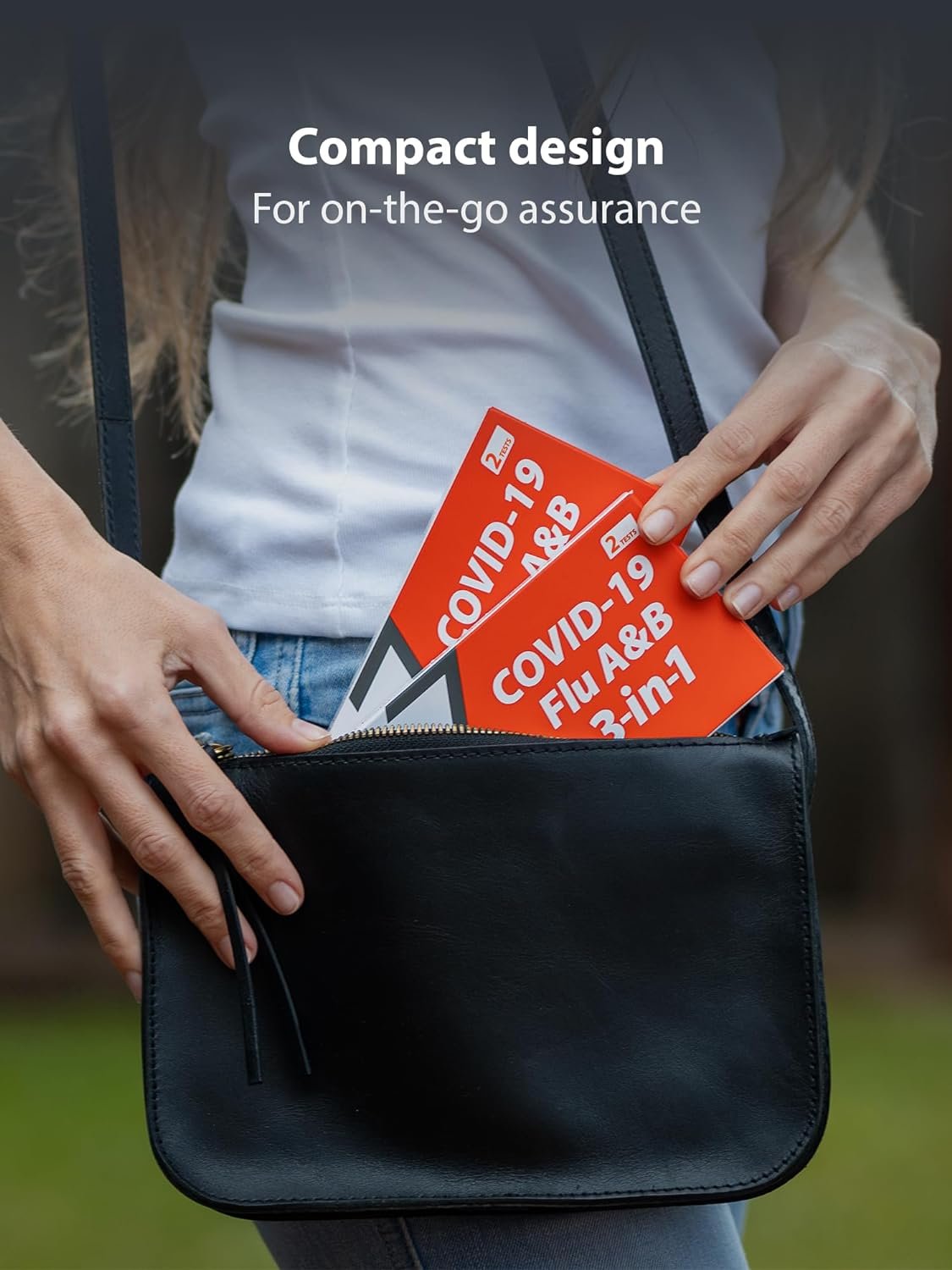 iHealth COVID-19, Flu A&B 3-in-1 Antigen Rapid Test, Results in 15 Minutes, FDA Authorized OTC Flu & COVID Home Test, with Non-invasive Nasal Swab, Easy to Use & No Discomfort (1 Pack, 2 Tests Total) - Image 4