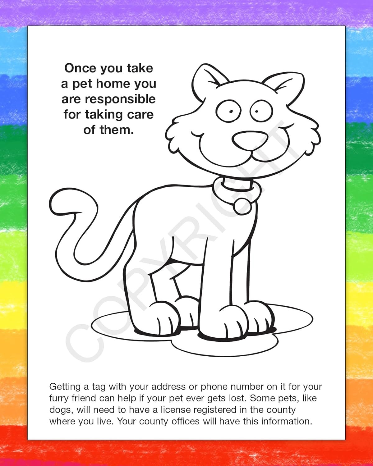 ZOCO – Healthy Pets Coloring & Activity Books (25 Bulk Pack, Without Crayons) – Pet Care Education with Fun Games & Activities – Veterinarian Handout for Kids - Image 3