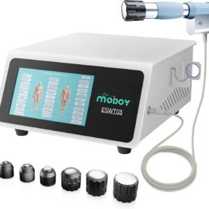 2026 MODOY Advanced Shockwave Therapy Machine, Radial Shockwave FSA or HSA Eligible, Non-Invasive Extracorporeal ESWT Shock Wave Therapy Device, Safe Use, Ideal for Home & Clinical Use(ESWT03_White)