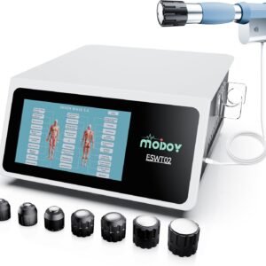 2026 MODOY Shockwave Therapy Machine for Joint/Muscle Pain Relief, FSA/HSA Eligible Shockwave Therapy, Non-Invasive Extracorporeal ESWT Shock Wave Therapy Device, Ideal for Home & Clinical Use(White)
