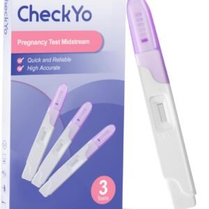 [3 Pack] CheckYo Pregnancy Tests for Early Detection: Accurate Pregnancy Test Midstream Early Home Detection HCG Test Pregnancy Kit