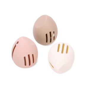 3PCS Beauty Blender Holder Powder Puff Storage, Breathable Makeup Sponge Case for Business or Travel