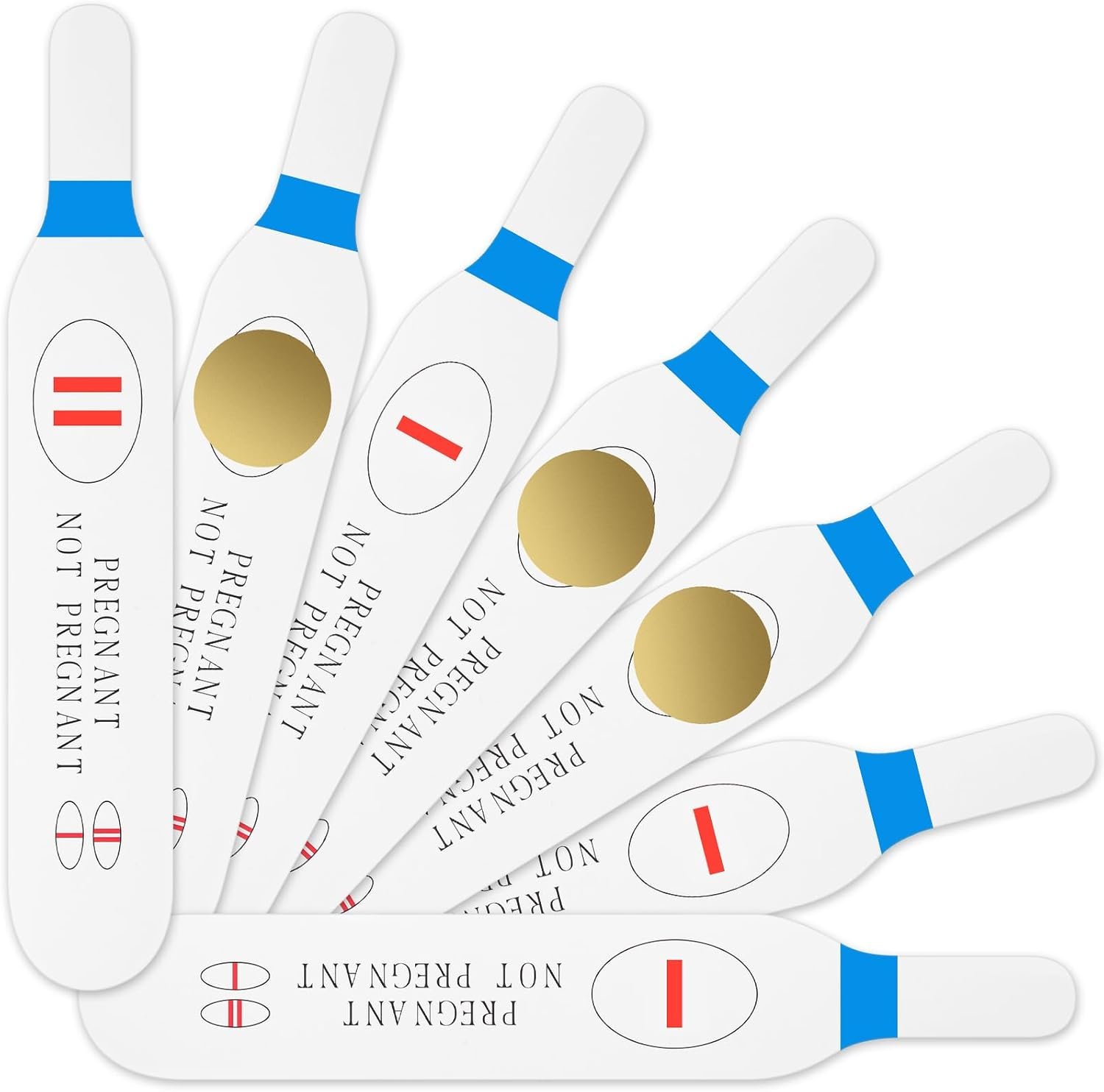 40 Pcs Blue Scratch off Pregnancy Test Kit Baby Shower Games Baby Shower Games Baby Shower Scratch off Game for Boys