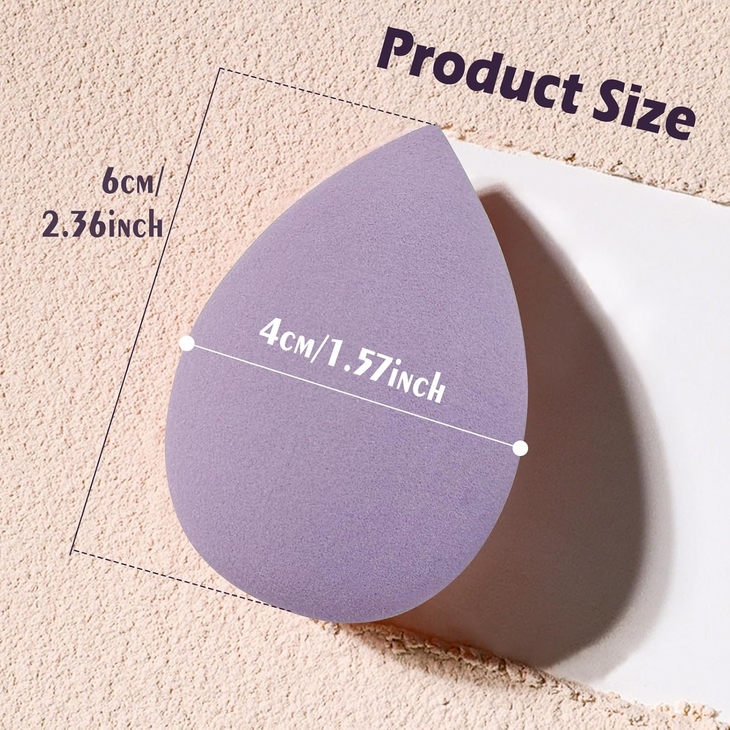 6 Pcs Heart-shaped Makeup Sponge Set,Latex Free Flawless Soft Setting Face Puffs,Multicolor Beauty Sponge Blender Cosmetic Applicator for Powder,Liquid,Facial Makeup Tools - Image 2