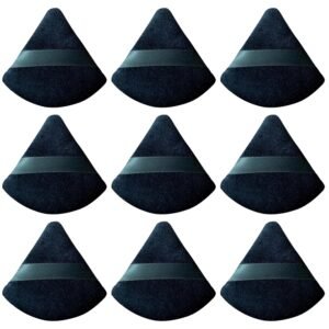 9 pcs Powder Puff Face Makeup Sponge:Powder Puff Face Triangle for Loose Powder Cosmetic Foundation makeup puff