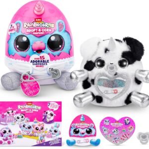 Adopt-A-Corn Surprise (Dalmatian) by ZURU Plush Toy, Collectible Plush, Baby, Surprise Eggs for Girls & Children