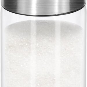 Aelga Glass Sugar Dispenser with Pour Spout, Weighted Pourer, Coffee Bar Accessories for Coffee, Tea and Baking