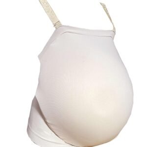 BIMEI Fake Pregnant Belly Cover Adult Belly Filler Pregnant Woman Actor Bag Accessories (Medium, Beige)