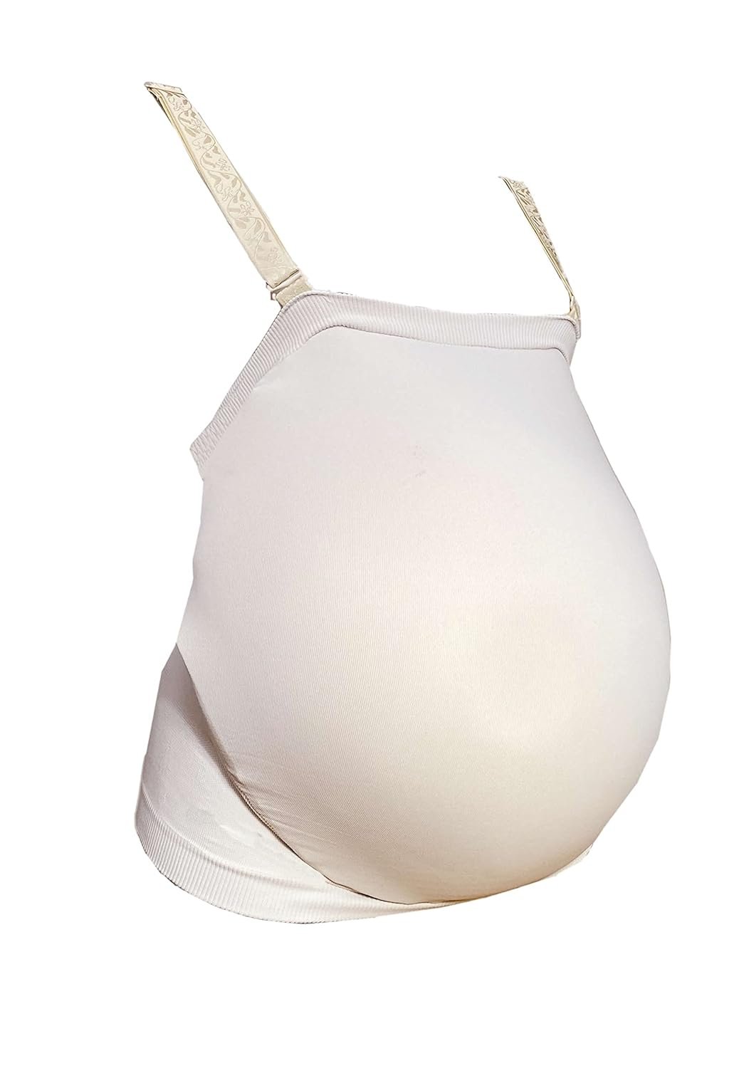 BIMEI Fake Pregnant Belly Cover Adult Belly Filler Pregnant Woman Actor Bag Accessories (Medium, Beige)