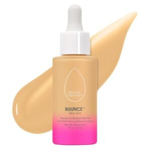 Beautyblender 12-Hour Always on Radiant Skin Tint, Breathable Serum Foundation Stays Put for All Day Long Wear, Infused with Hyaluronic Acid & Niacinamide, Medium 1