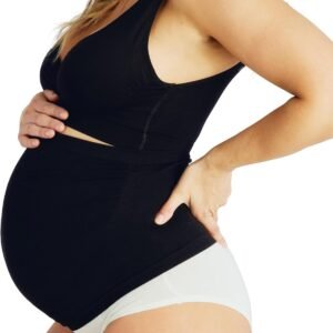 Belly Bandit Belly Boost Maternity Support Band - Ultra-Soft Pregnancy Abdominal Band w/ Breathable Knit - Comfortable Discreet Stretch Support for Growing Bellies & Lower Back Relief
