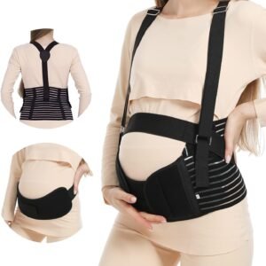 Belly Bands For Pregnant Women - Maternity Belt Pregnancy Support - Breathable Abdominal Binder, Back Support, Multiple Sizes And Colors For All Stages Of Pregnancy & Postpartum