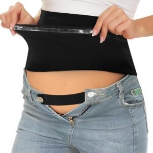 Belly Bands for Pregnant Women Maternity Band for Pants Postpartum Belly Band Pregnancy Band for Jeans