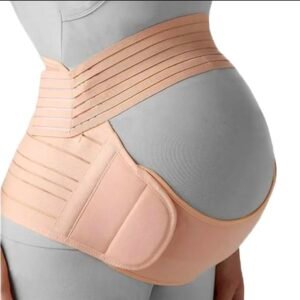 Belly Bands for Pregnant Women – Comfortable Pregnancy Belly Belt with Extra Support – Soft and Breathable Pregnancy Belly Band for Back Support – Alleviates Discomfort and Aches – Adjustable Closure