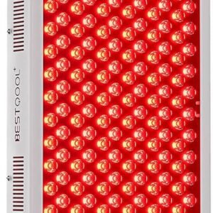BestQool Red Light Therapy Device, 4 Wavelengths Full Body Infrared Red Light Therapy at Home, Elite Grade Dual Chip 300 LEDs, High Power, 500W. Modular Design.