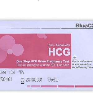BlueCROSS 10 MIU Early Pregnancy Test Strips (HCG Test Strips) (Pack of 10)