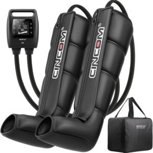 CINCOM Cordless Leg Recovery System with Dynamic Compression Massage Technology - 3 Different Sizes for Everyone(Large)
