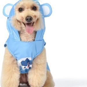 Care Bear for Pets Halloween Grumpy Bear Sleeveless Hoodie Dog Costume - Officially Licensed Halloween Costumes for Dogs, Size Medium