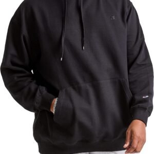 Champion Men's Pullover Fleece Hoodie, Midweight, C Logo (Reg. Or Big & Tall)