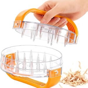 Chicken Shredder - Chicken Breast Shredder Tool Twist, Clear Meat Grinders Shredder Tool Twist for Pork Beef Chicken - BPA Free