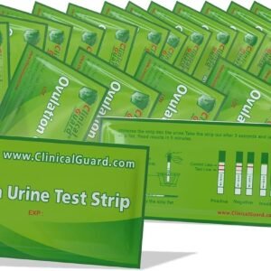 Clinical Guard Ovulation Test Strips Pack of 25 - Accurate Measurement Within 5 min - Ovulation Tests Cost-Effective Fertility Test for Women