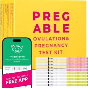 Combo Kit: 50 Ovulation Tests & 20 Pregnancy Tests, Free Tracker app, SmileReader, OPKs, HPTs (50LH + 20HCG (Pack of 1))