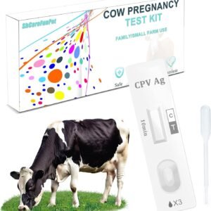 Cow Pregnancy Test kit, Home/Small Farm Use, 10-15 Minutes to Obtain Test Results, Accuracy Rate of Over 98.8%, Painless, Accurate and Quick