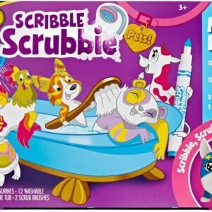 Crayola Scribble Scrubbie Pets Mega Set (25+ pcs), Reusable Pet Care Toy, Toys for Girls & Boys, Gift for Kids, Ages 3, 4, 5