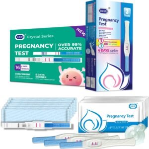 DAVID 22-Count Pregnancy Tests Early Detection, HCG Test Strips Early Result Pregnant Test, Pruebas De Embarazo 6 Days Sooner Than Missed Period.