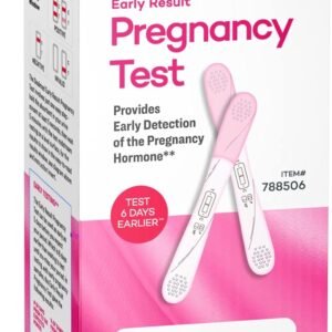Dealmed Early Result Pregnancy Test, Individually Packaged Midstream Tests, Easy at Home Use, Quick Results (6 Tests/Box)